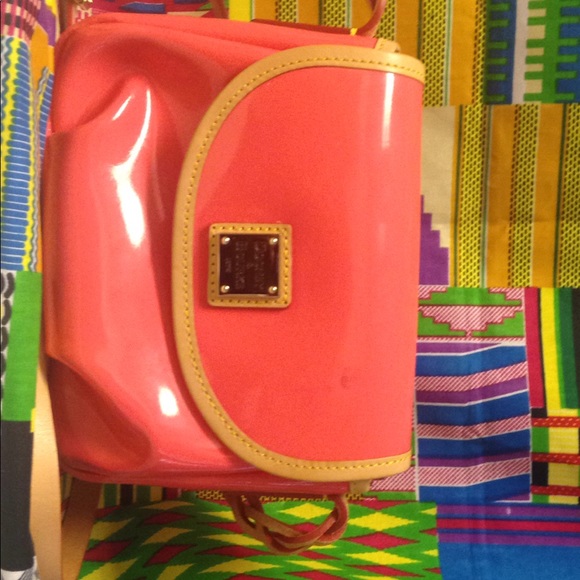 Dooney and Bourke (Salmon-Tone Purse) - Picture 4 of 4